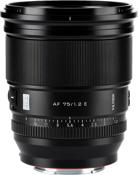 PRO 75Mm F/1.2 E for Sony E-Mount for Sony A7M/R/S Series A7Cc A9 A1 A6X00 Fs5 Sony E Mount Cameras Lens
