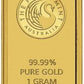 1 Gram Gold Bar - Australian  1 Gram Gold Bar in Card