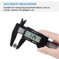 Digital Caliper,  0-6" Calipers Measuring Tool - Electronic Micrometer Caliper with Large LCD Screen, Auto-Off Feature, Inch and Millimeter Conversion