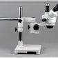 SM-3T Professional Trinocular Stereo Zoom Microscope, Wh10X Eyepieces, 7X-45X Magnification, 0.7X-4.5X Zoom Objective, Ambient Lighting, Single-Arm Boom Stand