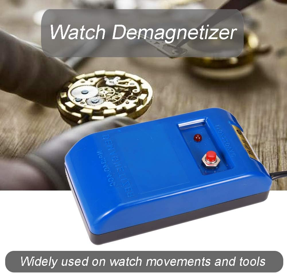 Demagnetizer,Professional Watch Demagnetizer,Watch Repair Kit, Watch Repair Degaussing Demagnetizer Tool,Magnetizer Demagnetizer Tool Kit for Watch Mechanical.Watch Tools Gifts for Men Women Father.