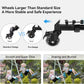 Universal Photography Tripod Dolly, Heavy Duty with 3" Rubber Wheels, Adjustable Legs and Carry Bag, 33 Lbs Capacity Tripod Wheels for Canon for Sony Cameras Camcorder Video Lighting- 3986