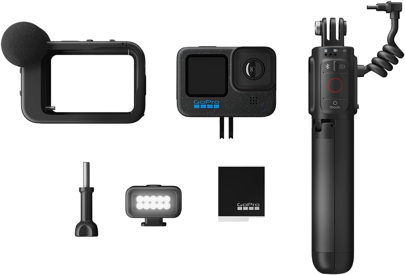 HERO12 Black Creator Edition - Includes HERO12 Black , Volta (Battery Grip, Tripod, Remote), Media Mod, Light Mod, Enduro Battery, and Carrying Case