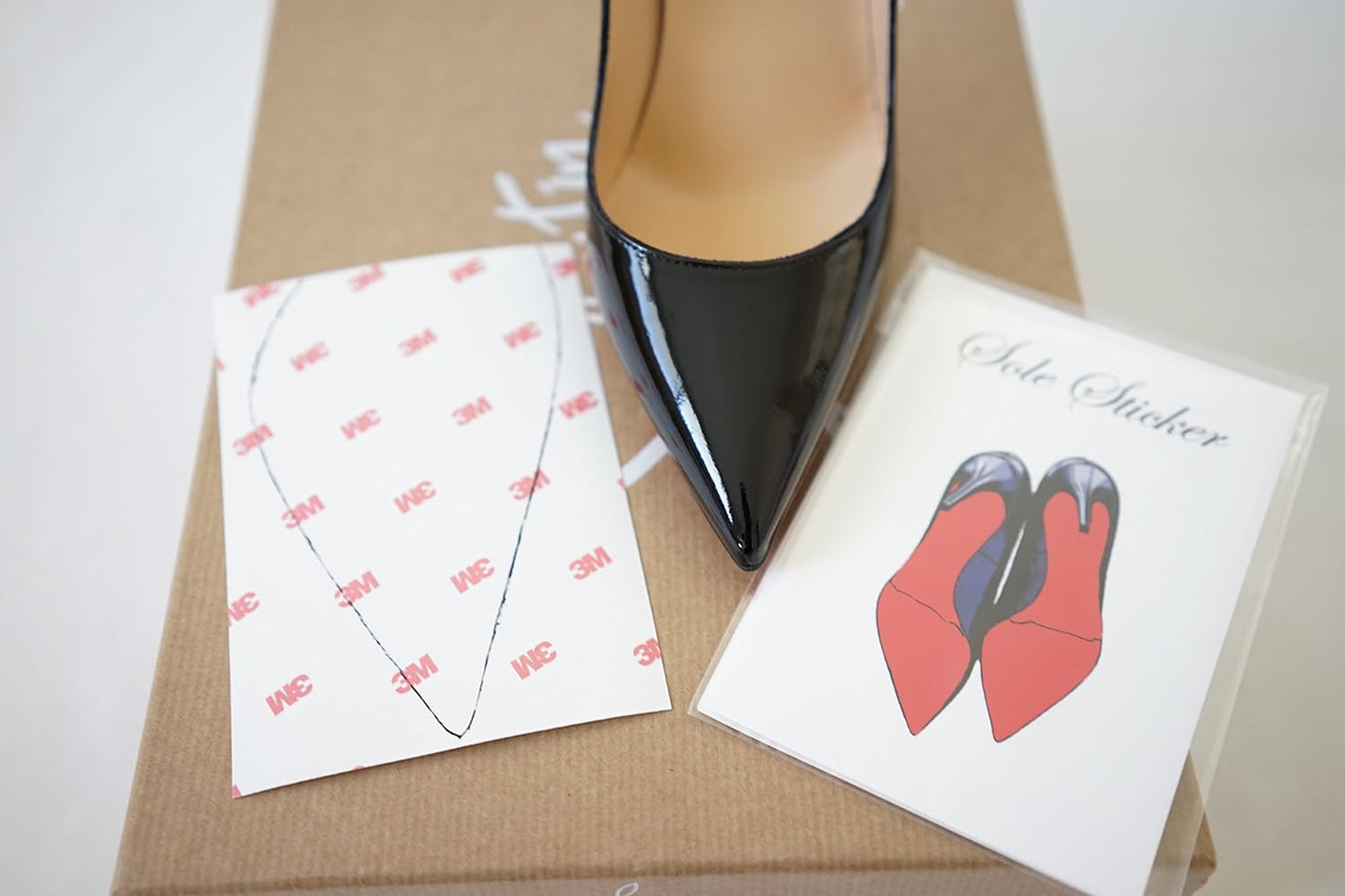 Sole Sticker Crystal Clear 3M Sole Protector for Christian Louboutin High Heels
