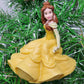 Beauty and the Beast Princess Belle Ornament - Classic Princess Design in Yellow Dress (B135)