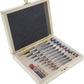 Set-Screw Screwdriver Set in Wooden Box, 9 Piece | SCR-989.00