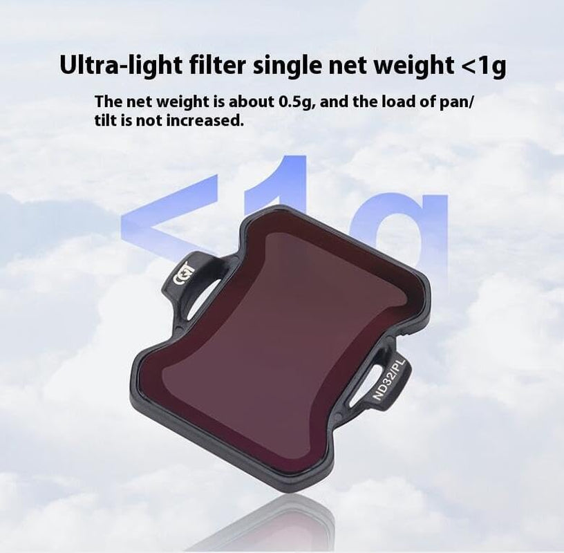 Lens Filter/Filter Set for DJI Avata 2 Drone Waterproof, Uv-Blocking Multi-Layer Coated HD Neutral Density Filter (UV/CPL/ND8/ND16/ND32/ND64/STAR/NIGHT)