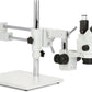 - SM-4NTP 7X-45X Simul-Focal Stereo Lockable Zoom Microscope on Dual Arm Boom Stand