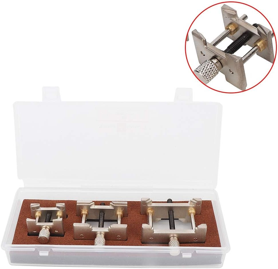 Summer Enjoyment Repairing Tool 3Pcs/Set Practical Maintenance Tools Watch Repair Accessory, Plastic Movement Holder, for Adjust Repair Watch Movement Disassemble Watchmakers