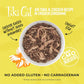 Tiki Cat Luau Shredded Meat, Ahi Tuna & Chicken Recipe in Chicken Consumme, Grain-Free Balanced Nutrition Wet Canned Cat Food, for All Life Stages, 2.8 Oz. Cans (Pack of 12)