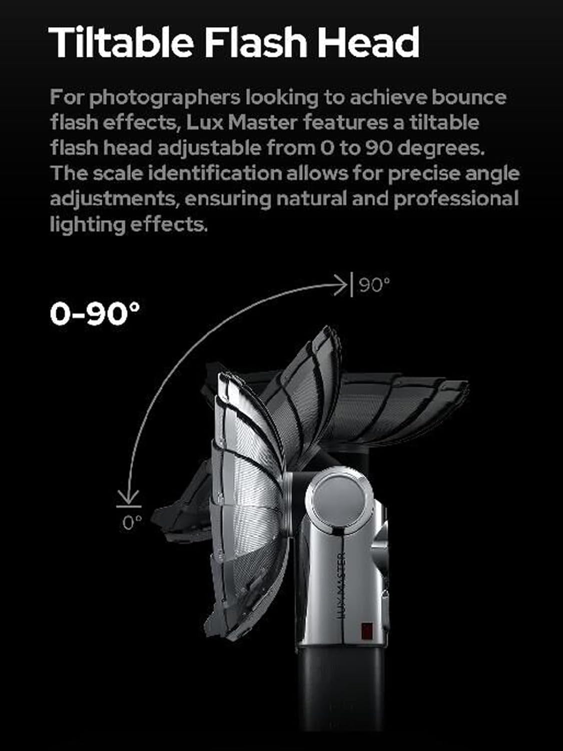 Lux Master Retro TTL HSS Camera Flash,Touch Screen,Wireless Sync, Built in Battery,2.4G Wireless X System Compatible with Sony/Nikon/Canon/Fuji/Leica/Sigma/Panasonic