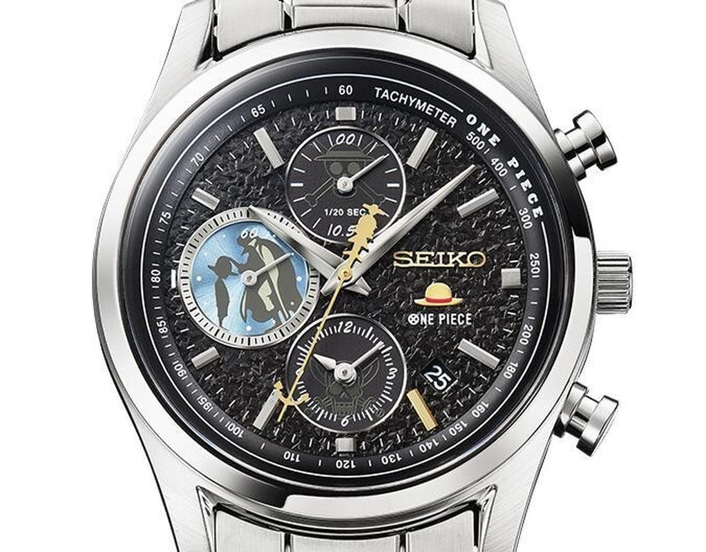 ONE PIECE × SEIKO TV Anime 25Th Anniversary Watch MEMORIAL EDITION Size L 7.6In