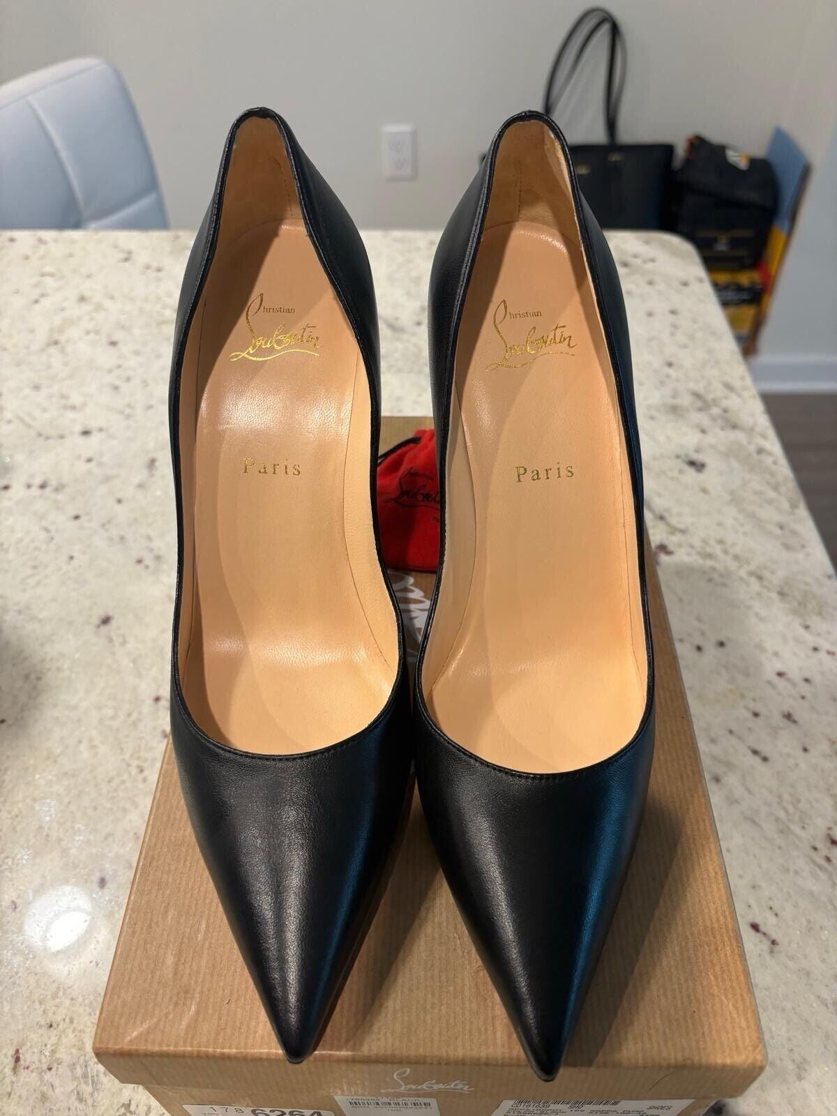 Christian Louboutin so Kate Pointed Toe Pump - Black, US7