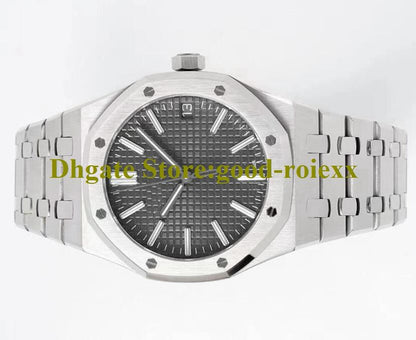41Mm Watches Men Watch Men'S Automatic Cal.4302 Movement Mechanical 50Th Anniversary Dive Full Steel 15510 White Gray Blue Black Dial Wristwatches