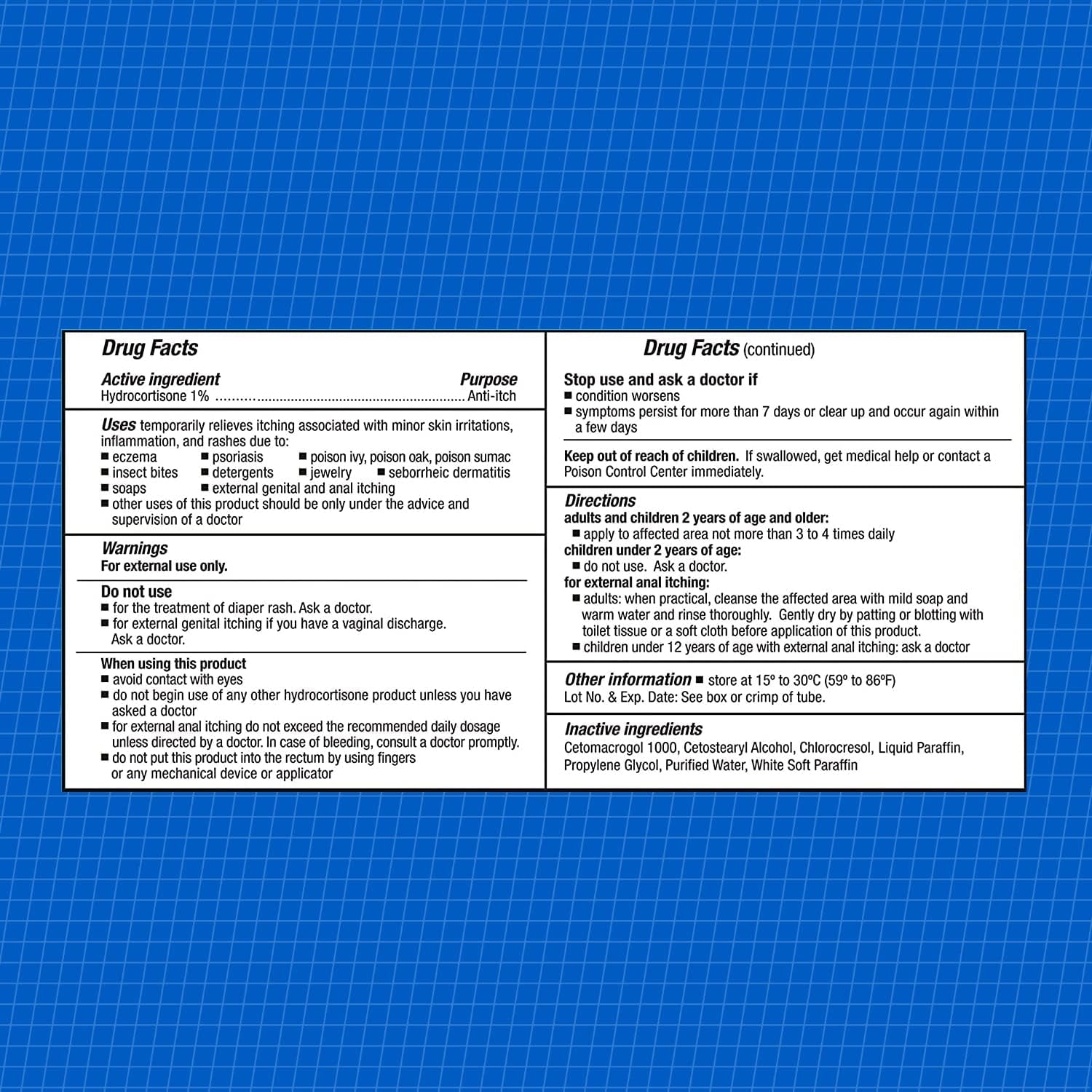 Hydrocortisone 1%, 1Oz Tube (Pack of 3), Maximum Strength Anti-Itch Cream, Relief from Itching and Redness from Bug Bites, Eczema, Psoriasis, Poison Ivy, Oak and Sumac