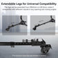 Universal Photography Tripod Dolly, Heavy Duty with 3" Rubber Wheels, Adjustable Legs and Carry Bag, 33 Lbs Capacity Tripod Wheels for Canon for Sony Cameras Camcorder Video Lighting- 3986