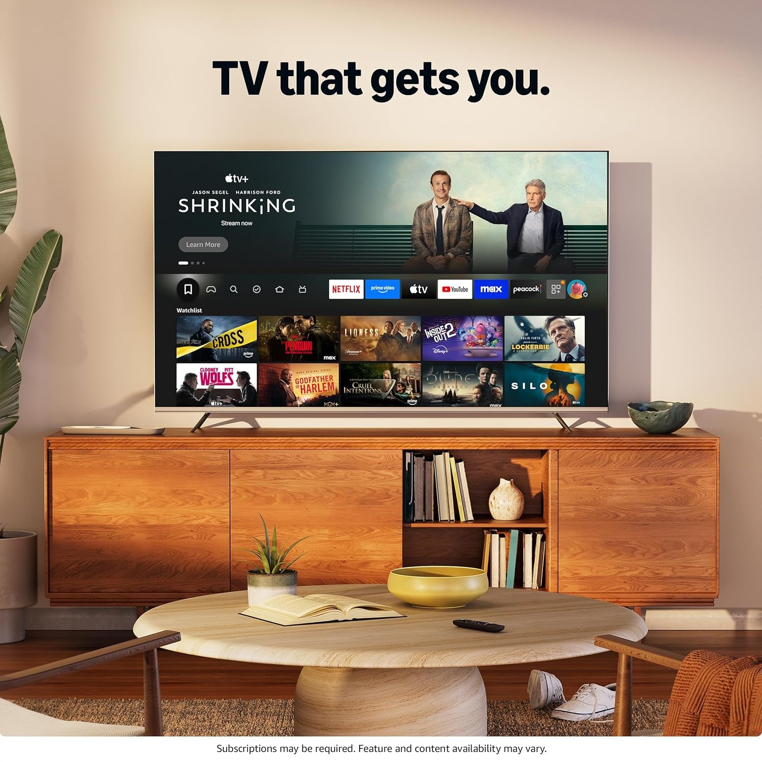 55" Class U6 Series Mini-Led 4K UHD Smart Fire TV (55U65QF, 2025 Model) - QLED, Native 144Hz, HDR10+, Dolby Vision IQ, Dolby Atmos, Game Mode Pro, ALLM, Alexa Built In, Black