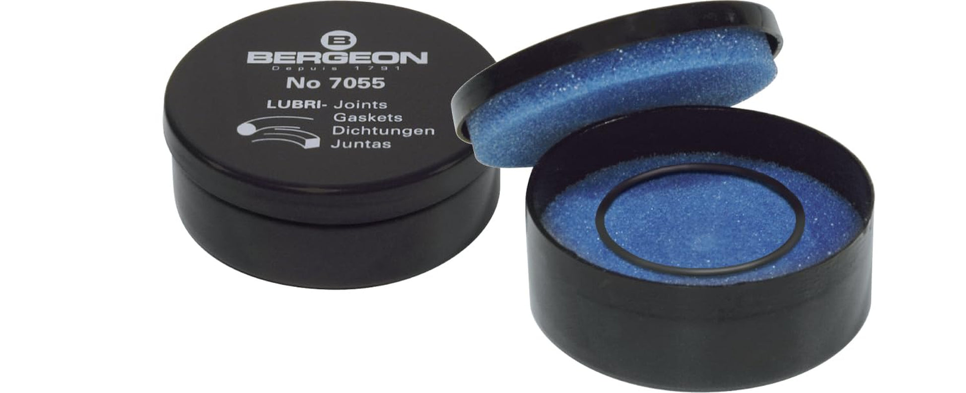 7055 Waterproof Watch Gasket Paste, Professional Watch Repair Sealing Grease Lubricator Silicone Sealant Box O-Ring Pocket - Swiss Made Watchmakers Tool