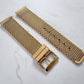 High Quality Shark Mesh Milanese Heavy Gold Watch Strap Band Mens 18Mm 20Mm 22Mm