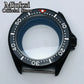 42Mm Watch Case Domed Sapphire Glass Ceramic/Titanium Bezel 200M Water Resistant Fit NH35 NH36 Movement