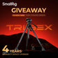 X Potato Jet Tribex Hydraulic Carbon Fiber Tripod, Fast Extend Camera Video Tripod with 4-Step Counterbalance Fluid Head, Step-Less Damping on Pan/Tilt, Load 13.2Lbs for Dslr(Standard Series)