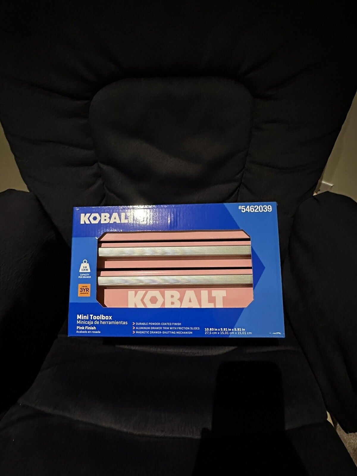 Kobalt Mini 2 Drawer Steel Tool Box Pink (54422) | 25Th Anniversary Fast Ship💖