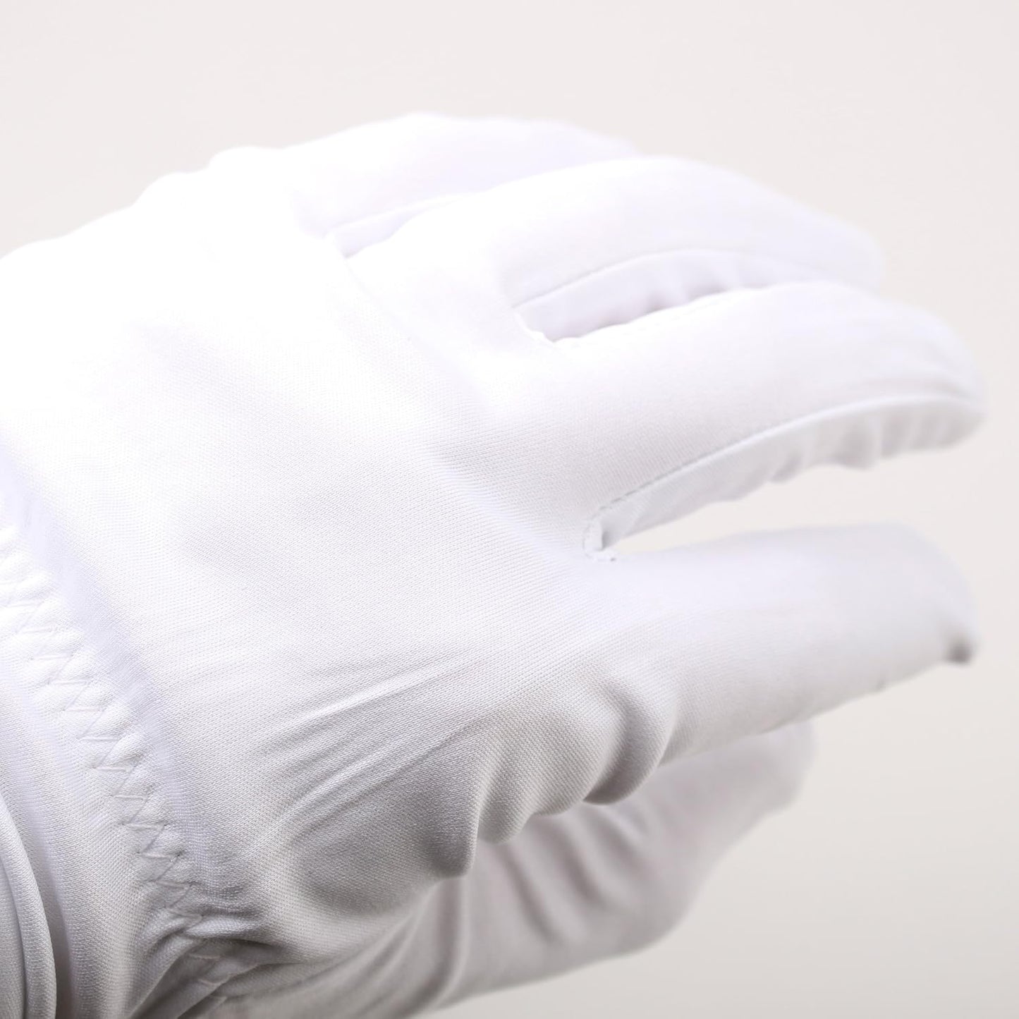 Microfiber Gloves Scratches Fingerprints (White) Protection for Jewelry Collectibles Lenses Coin Silver Archival Costume Inspection