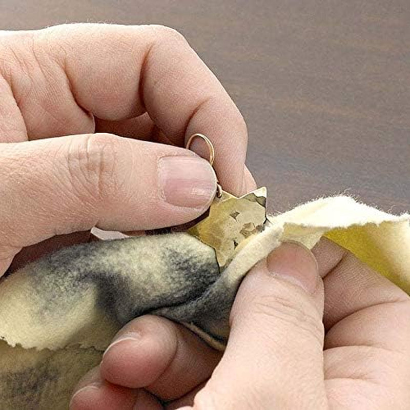 Polishing Cloths, Bulk Pack, for Silver, Gold, Brass and Copper Jewelry (5 Pack)