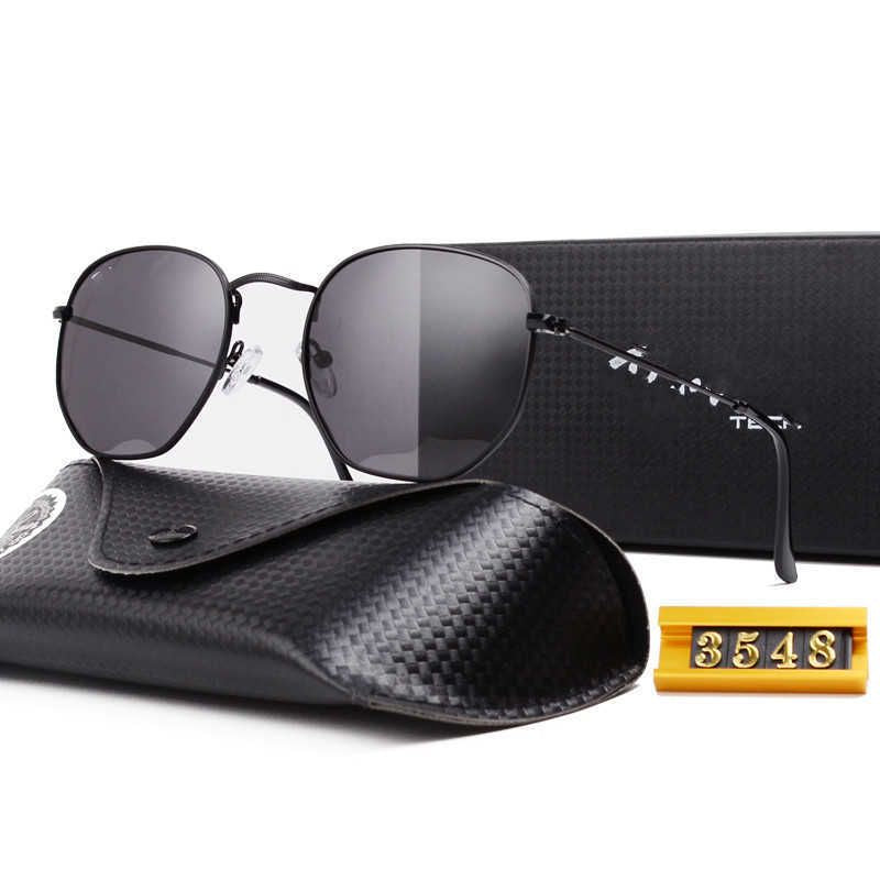 2024 Designer New Classic Polarized Metal round Frame Mens and Womens Sunglasses RB3548