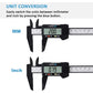 Digital Caliper,  0-6" Calipers Measuring Tool - Electronic Micrometer Caliper with Large LCD Screen, Auto-Off Feature, Inch and Millimeter Conversion