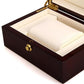 ℬ Breitling Watch Solid Piano Wood Collector Presentation Box Storage Display