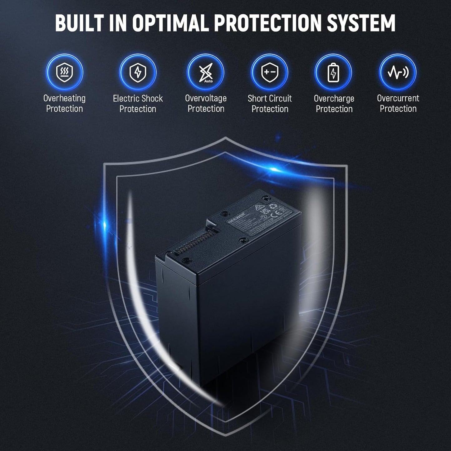 Q4 Battery Pack 21.6V/2800Mah Lithium Rechargeable Battery Replacement Only Q4 Studio Flash Strobe Light, NB-Q4