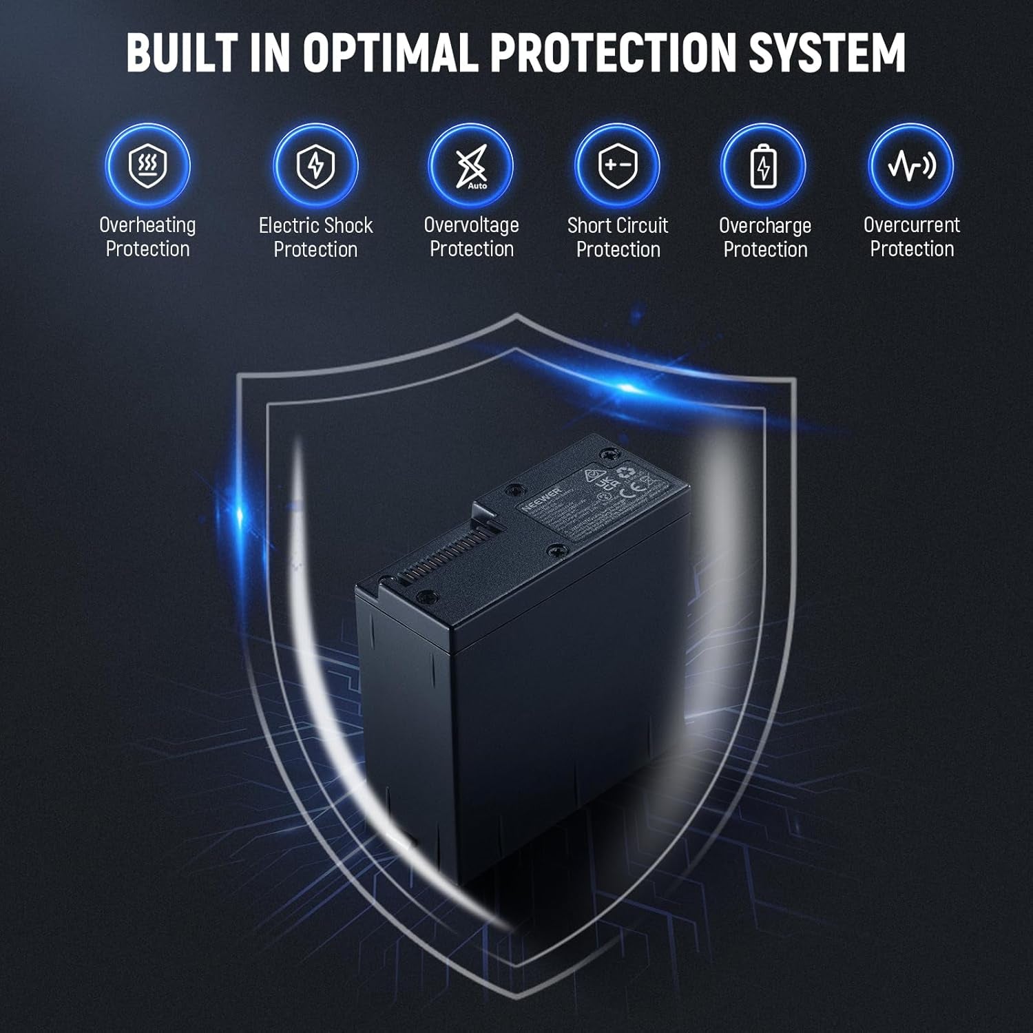 Q4 Battery Pack 21.6V/2800Mah Lithium Rechargeable Battery Replacement Only Q4 Studio Flash Strobe Light, NB-Q4