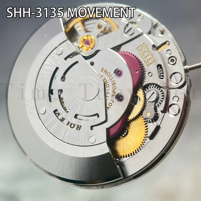 2021 Latest Models Chinese Super 3135 Automatic Mechanical Movement Blue Balance Wheel Men'S Watch Movement VR Clean SUB