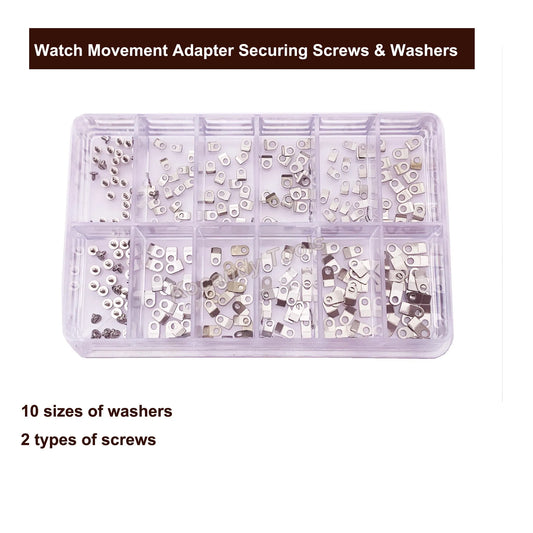 Watch Movement Repair Adapter Securing Screws & Washers for ETA 2836/2834/2846 Watch Replacement Part