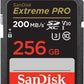 256GB Extreme PRO SDXC UHS-I Memory Card - C10, U3, V30, 4K UHD, SD Card - SDSDXXD-256G-GN4IN, Dark Gray/Black