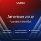 43-Inch 4K UHD LED Smart TV W/Dolby Vision HDR, Wifi 6, Bluetooth Headphone Capable, Apple Airplay, Google Cast Built-In (V4K43M-08, New)