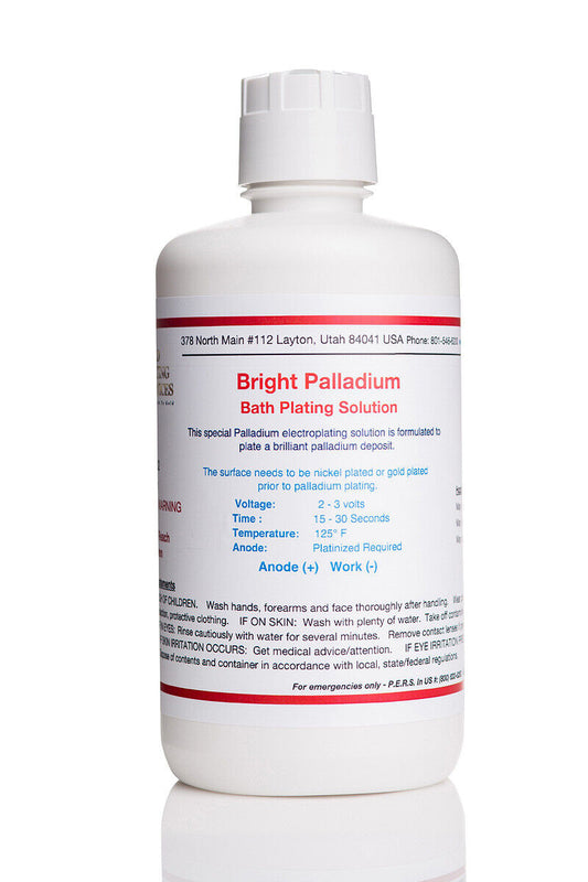 Bright Palladium - Electroplating Solution - 500 Ml