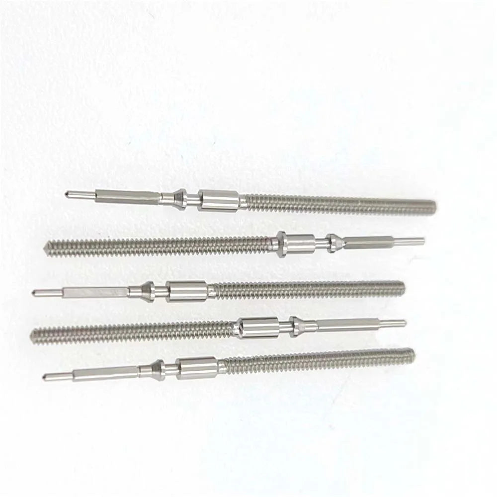 For 3135 Movement Winding Stem 1/2/3/5/10 Pcs Steel Handle Rod Metal Watch Stems for 3135 Movement Repair Tool