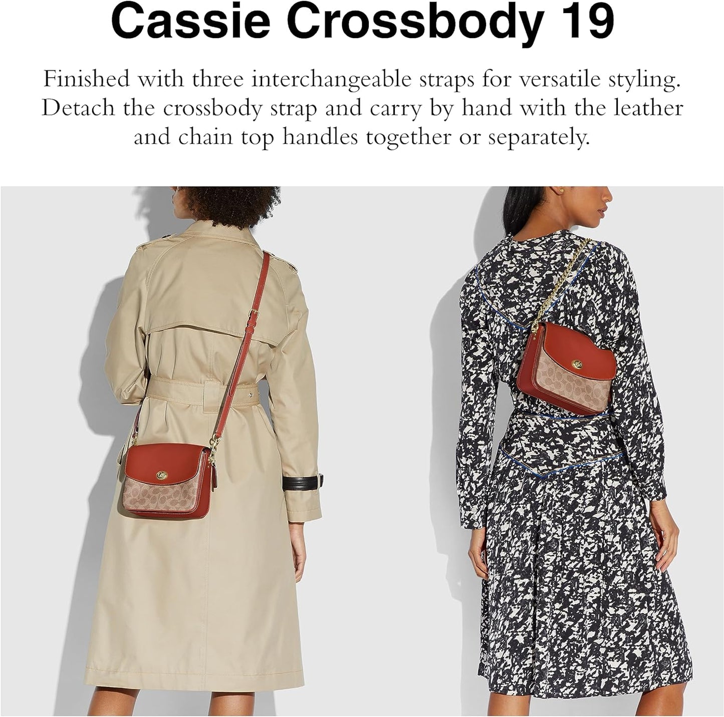 Coated Canvas Signature Cassie Crossbody 19