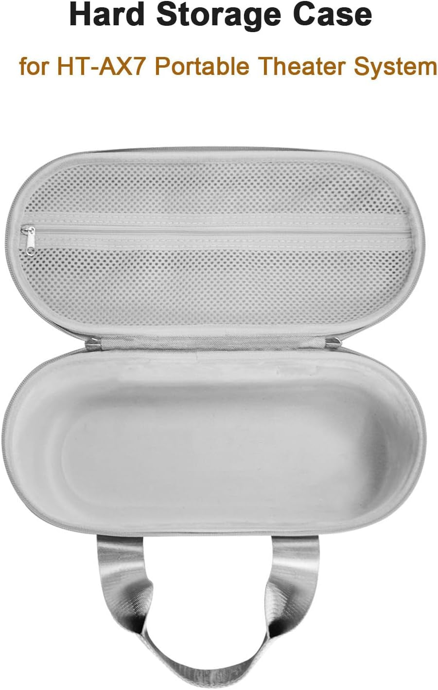 Hard Carry Case for Sony HT-AX7 Bluetooth Speaker, Shockproof Protective Case Storage Bag Accessories