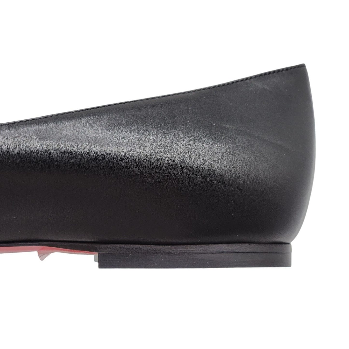 Christian Louboutin Ballalla Leather Ballet Flats Shoes in Black 39 8.5 US $745