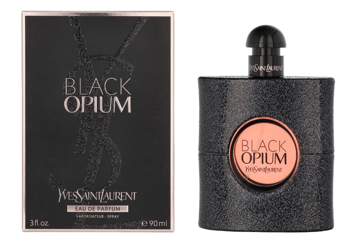 Eau De Parfum Spray for Women, Black Opium, 3 Ounce