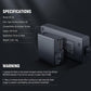 Dummy Battery Kit for Outdoor Flash Strobe Speedlight with AC Power Adapter & Cable, 25V 10.4A Replacement, Intelligent Safety Protection, 16.4Ft Length, NT-Q4