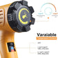 Heat Gun 1800W 122℉-1202℉（50℃- 650℃）Fast Heating Heavy Duty Hot Air Gun Kit Variable Temperature Control Overheat Protection with 4 Nozzles for Crafts, Shrinking PVC, Stripping Paint(5.2Ft)