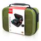 Switch Case for Nintendo Switch and Switch OLED Model, Portable Full Protection Carrying Travel Bag with 18 Game Cards Storage for Switch Console Pro Controller Accessories Green