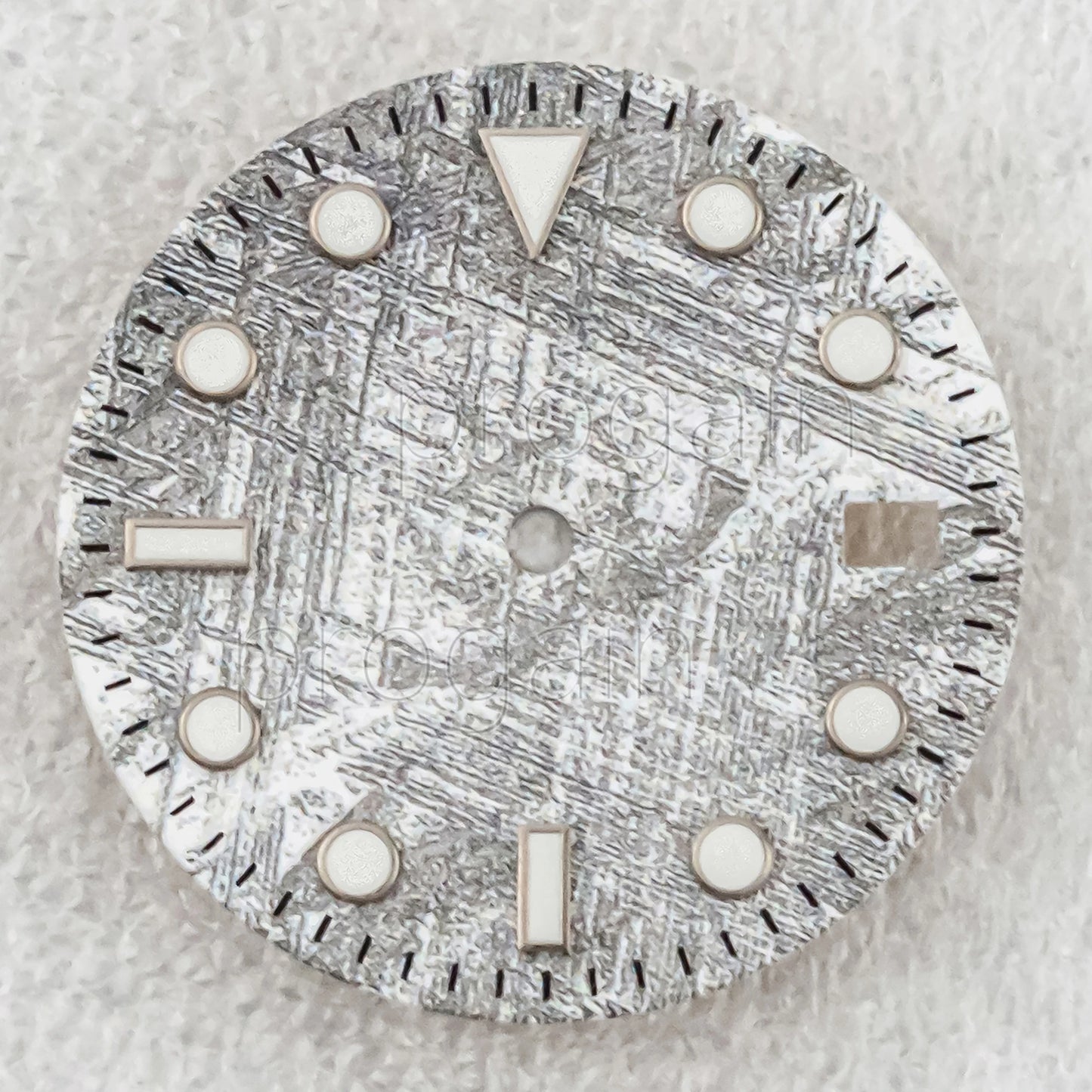 New NH35 Dial Green Luminous Watch Faces 28.5Mm Single/Double Calendar Dial Fit NH34 NH35 NH36 Movement SUB GMT Watch Parts