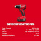 M18 18V Lithium-Ion Brushless Cordless Compact Drill/Impact Combo Kit (2-Tool) W/(2) 2.0 Ah Batteries, Charger & Bag