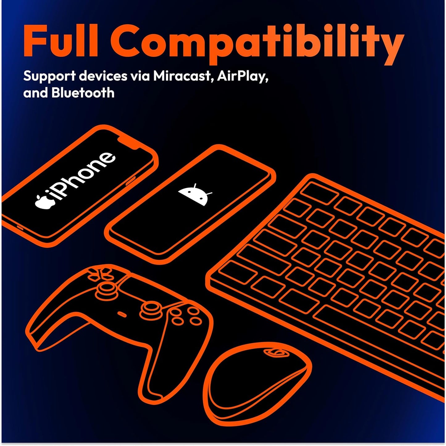 One Neckband, Official Partner of Psplay & Xbxplay, 128GB Storage, Remote Play, Cloud Gaming, App Store, Stream on Game Consoles, Support Miracast, Bluetooth (Jet Black)