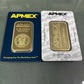 (Link 1) 1Oz/2.5G/5G/10G/20G/50G/100G Copper Bar 24K Gold Plated Bullion Ingot (Sealed Packaging) Non-Magnetic Unique Serial No.